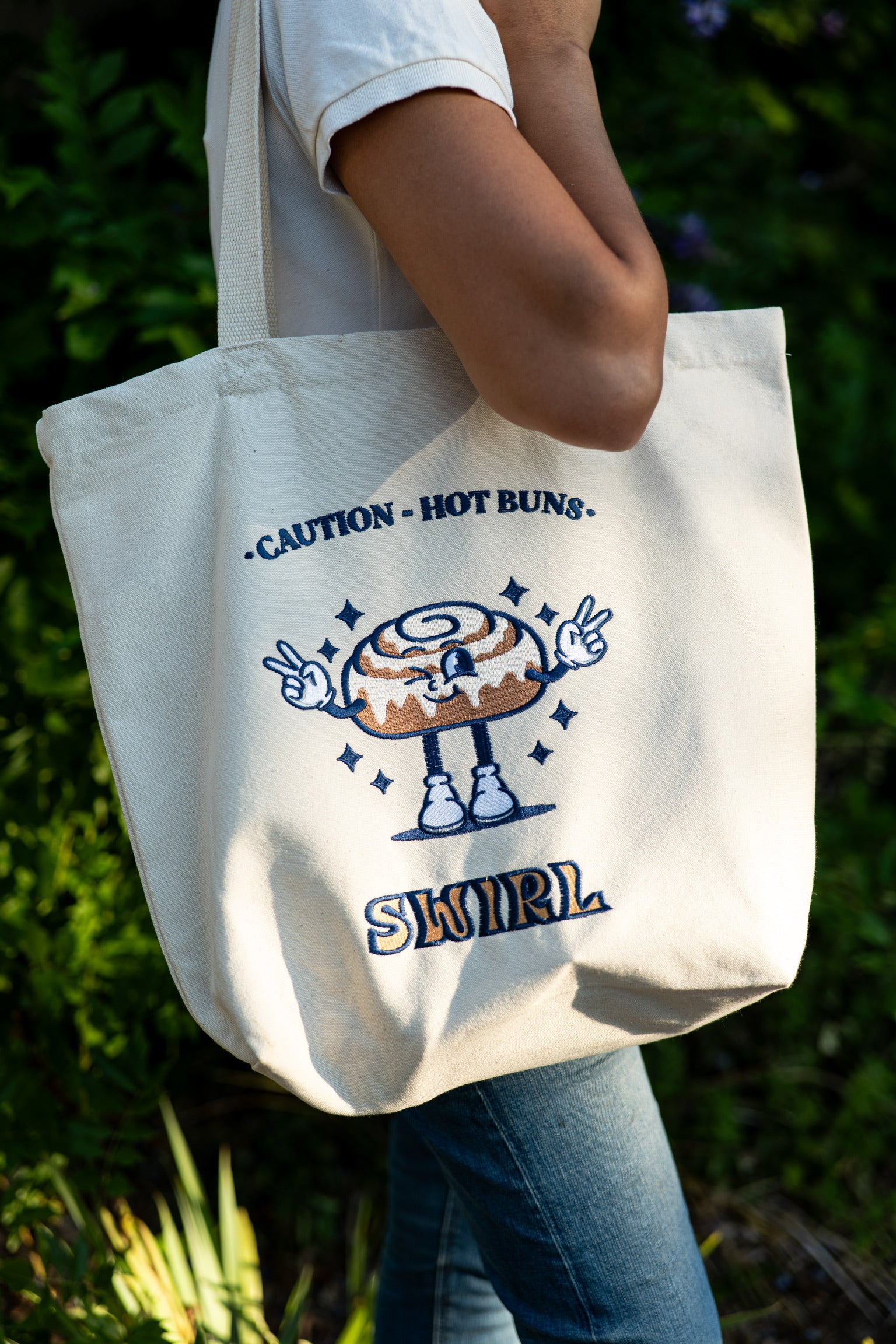 Swirl ‘Hot Buns’ Premium Tote Bag