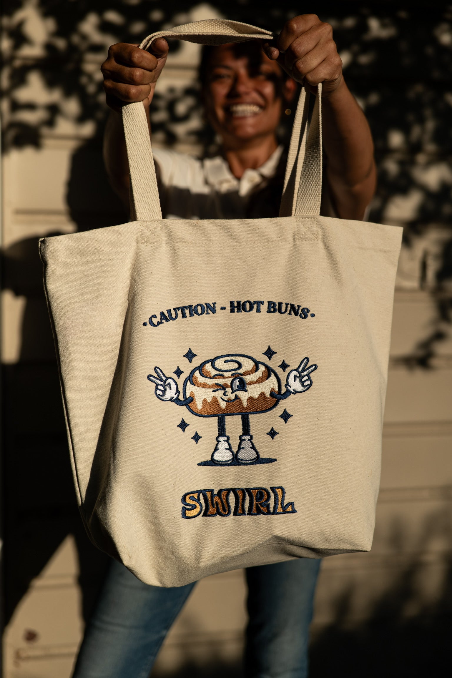 Swirl ‘Hot Buns’ Premium Tote Bag