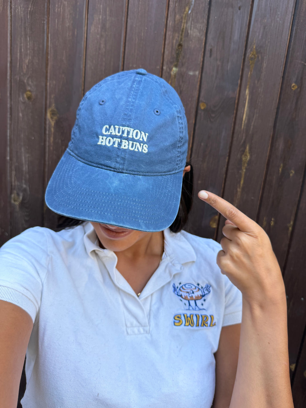 Swirl 'Hot Buns' Premium Cap